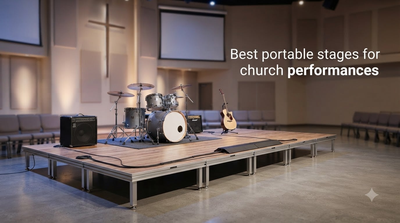 Best portable stages for church performances