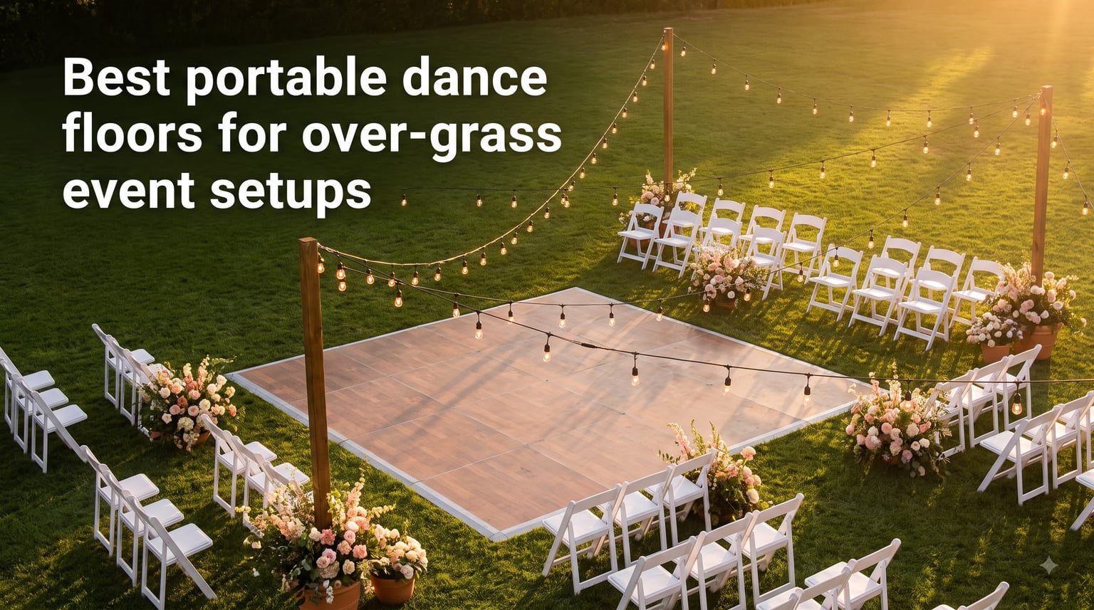 Best portable dance floors for over-grass event setups