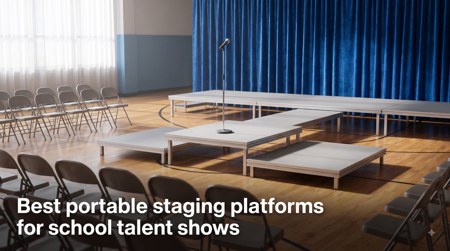 Best portable staging platforms for school talent shows