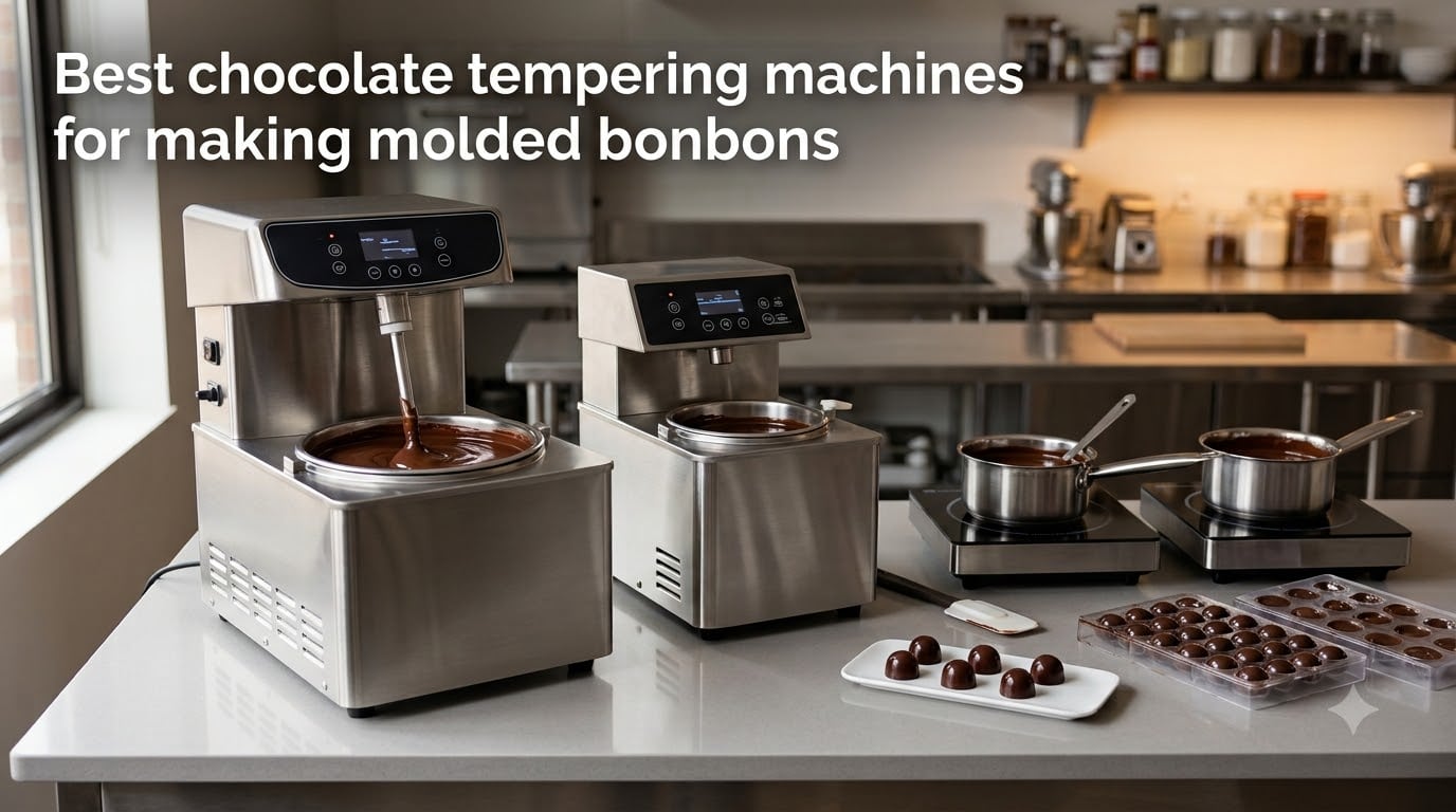 Best chocolate tempering machines for making molded bonbons