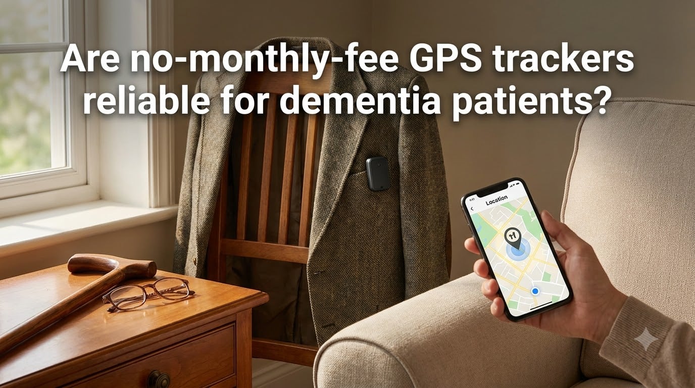 Are no-monthly-fee GPS trackers reliable for dementia patients?