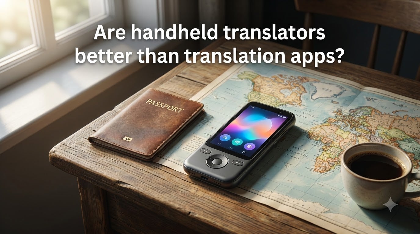 Are handheld translators better than translation apps?