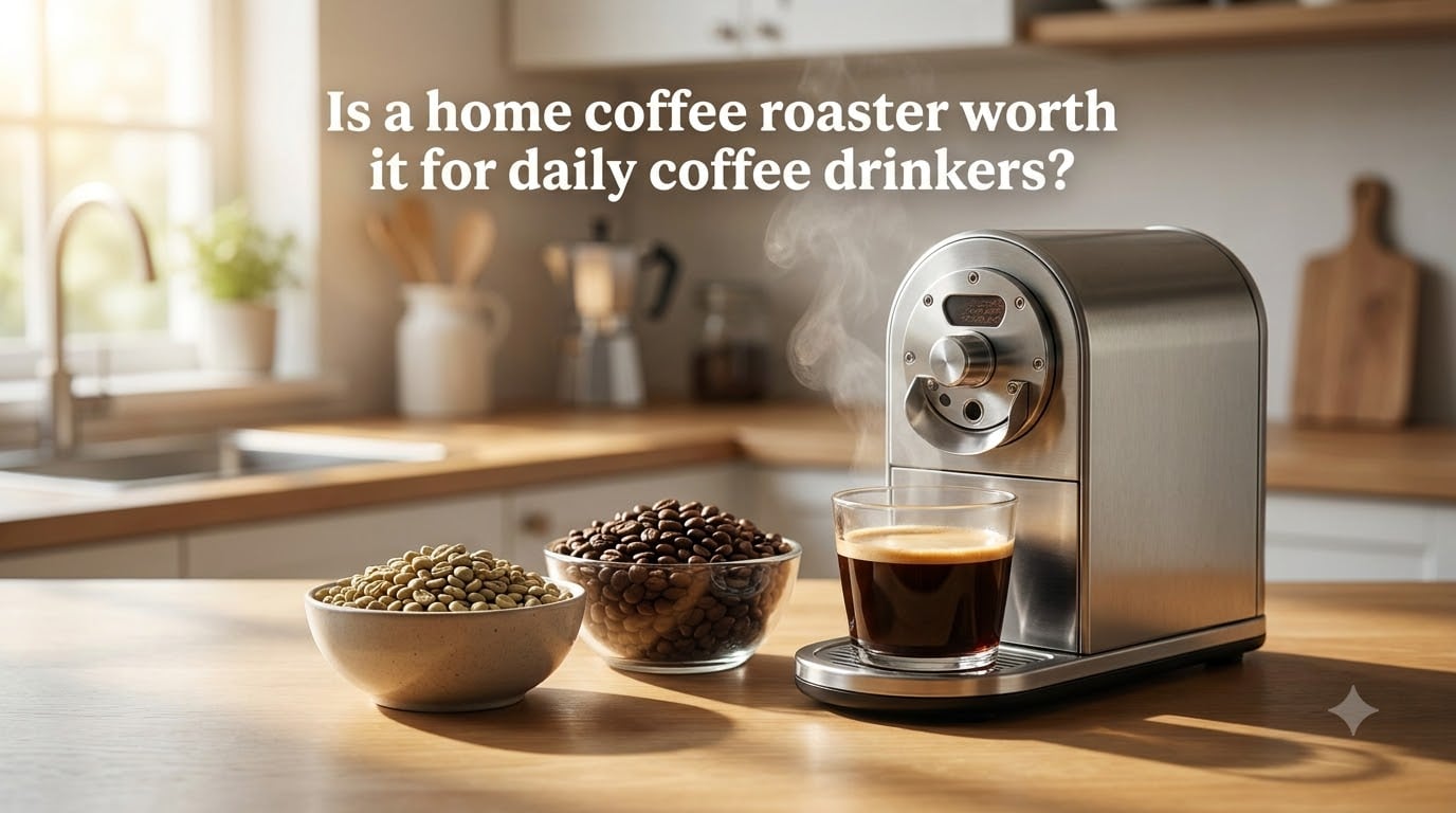 Is a home coffee roaster worth it for daily coffee drinkers?
