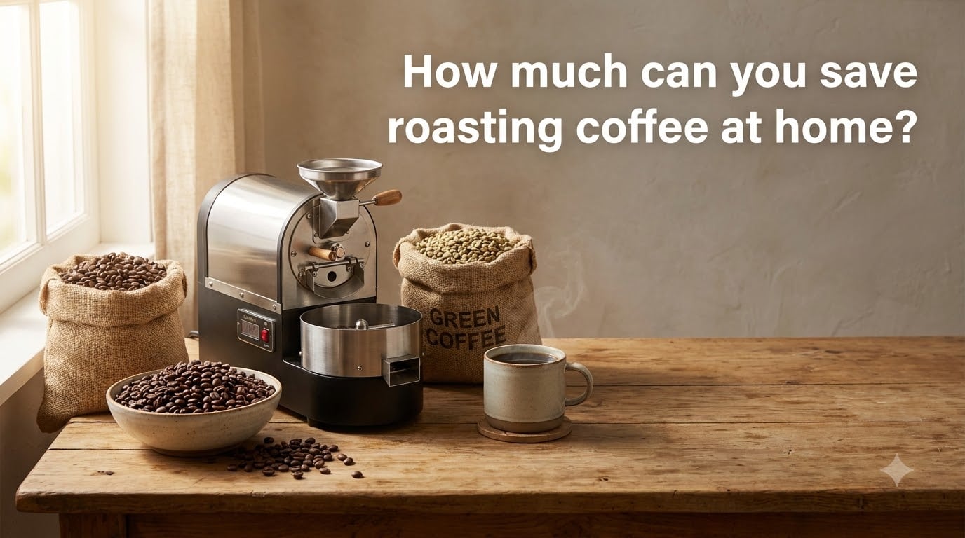 How much can you save roasting coffee at home?