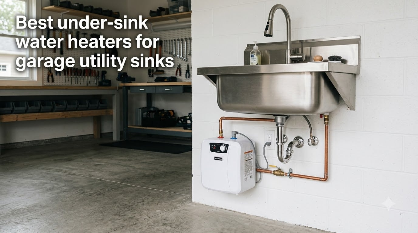 Best under-sink water heaters for garage utility sinks