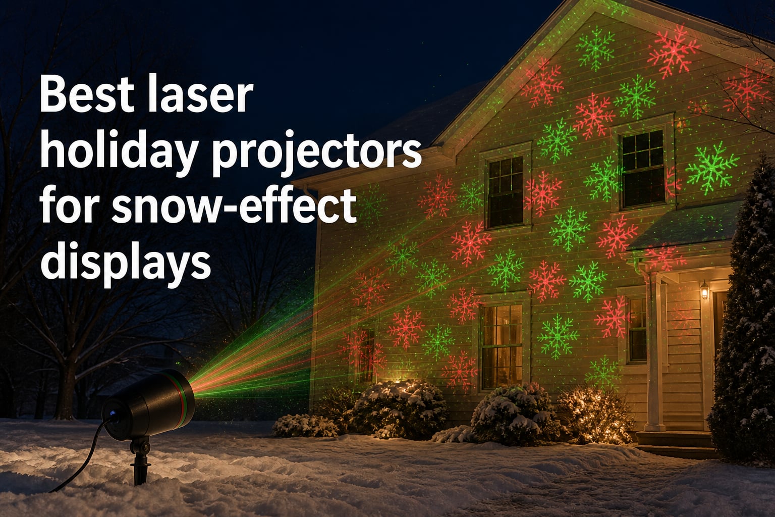 Best laser holiday projectors for snow-effect displays