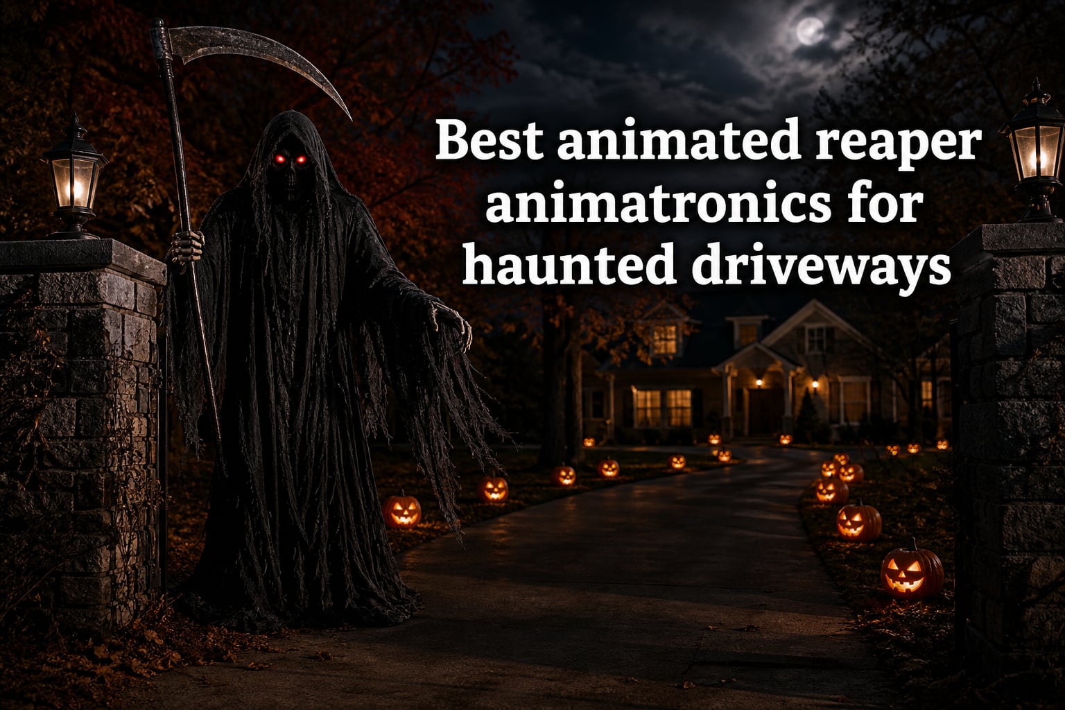 Best animated reaper animatronics for haunted driveways