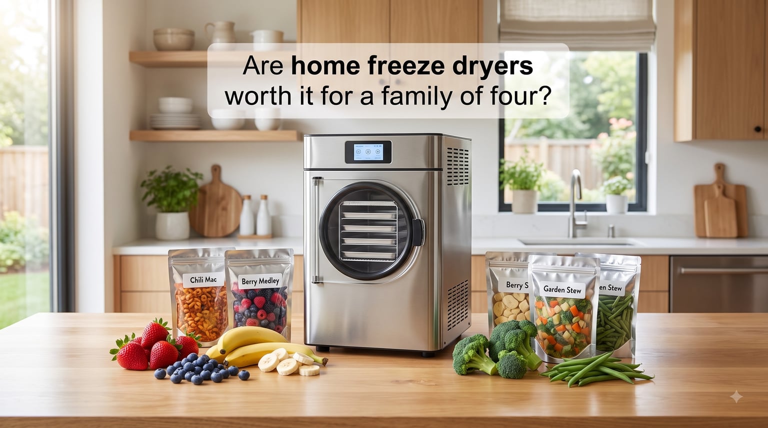 Are home freeze dryers worth it for a family of four?