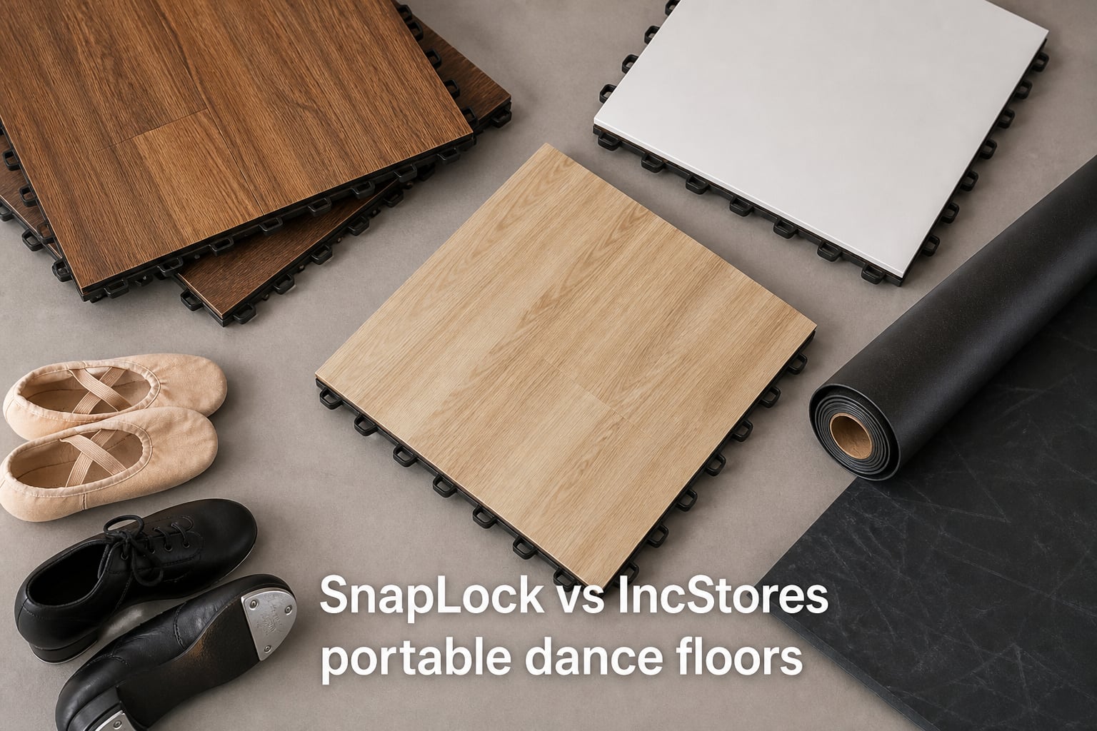SnapLock vs IncStores portable dance floors