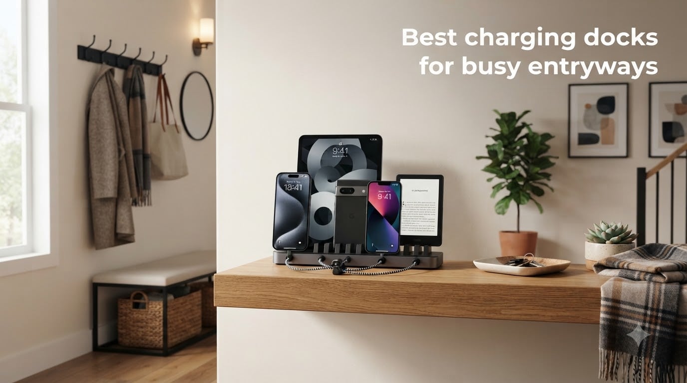 Best charging docks for busy entryways