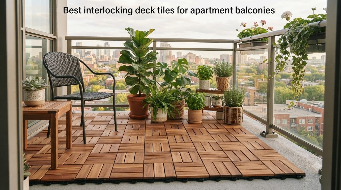 Best interlocking deck tiles for apartment balconies