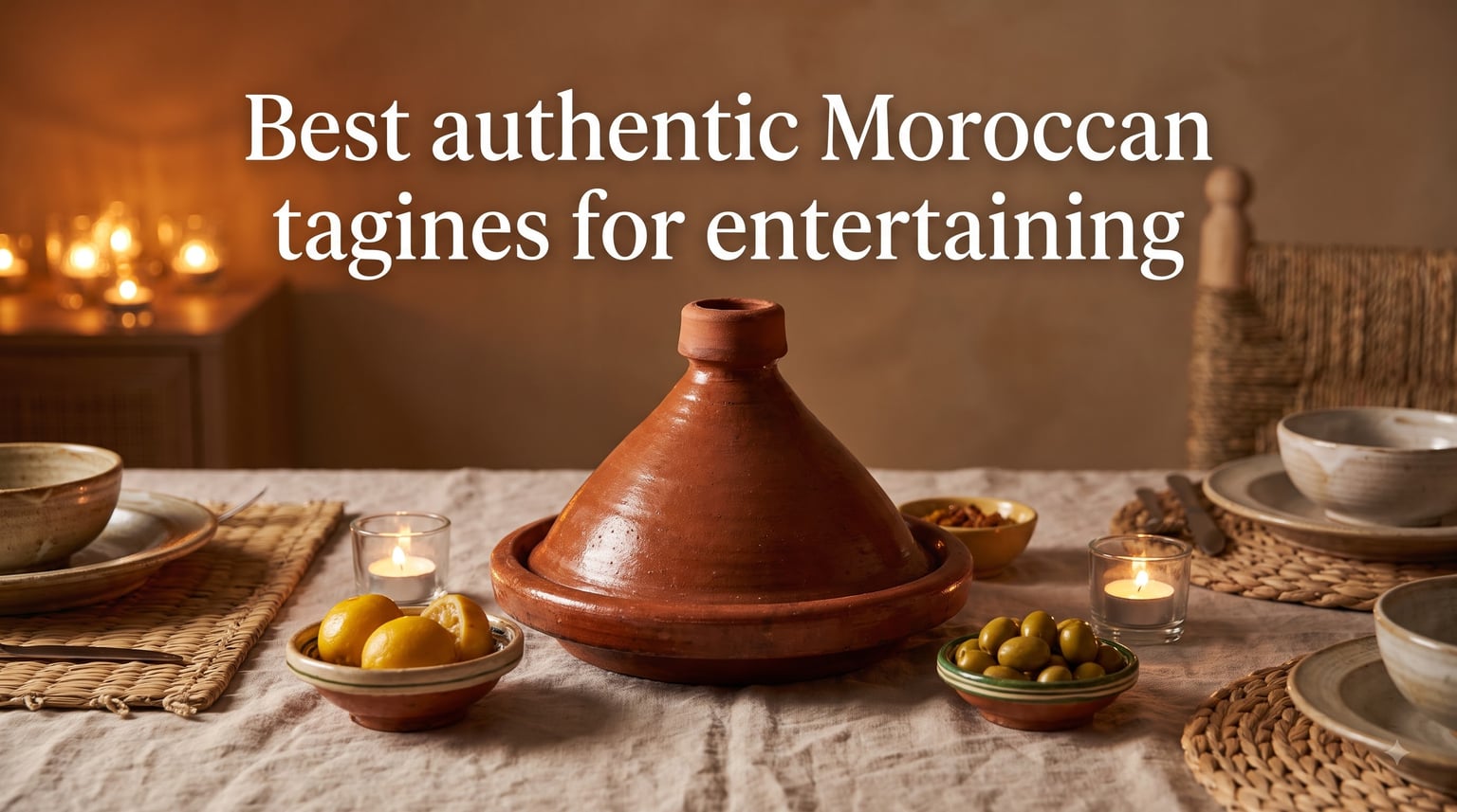 Best authentic Moroccan tagines for entertaining