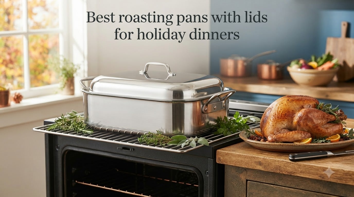 Best roasting pans with lids for holiday dinners