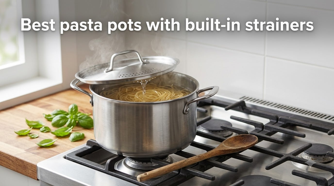 Best pasta pots with built-in strainers