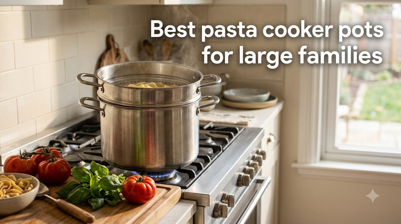 Best pasta cooker pots for large families