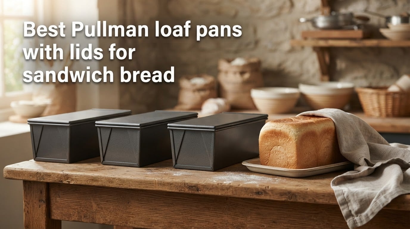 Best Pullman loaf pans with lids for sandwich bread