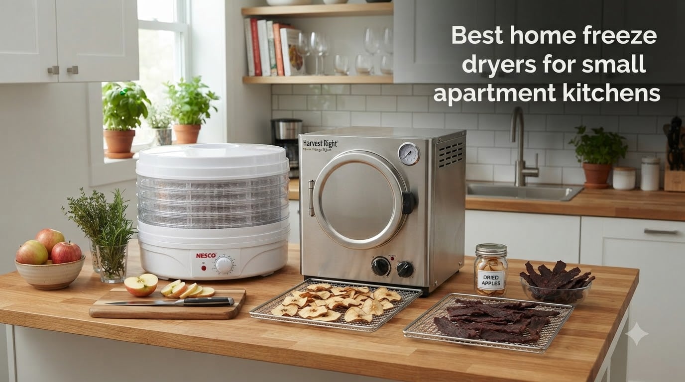 Best home freeze dryers for small apartment kitchens