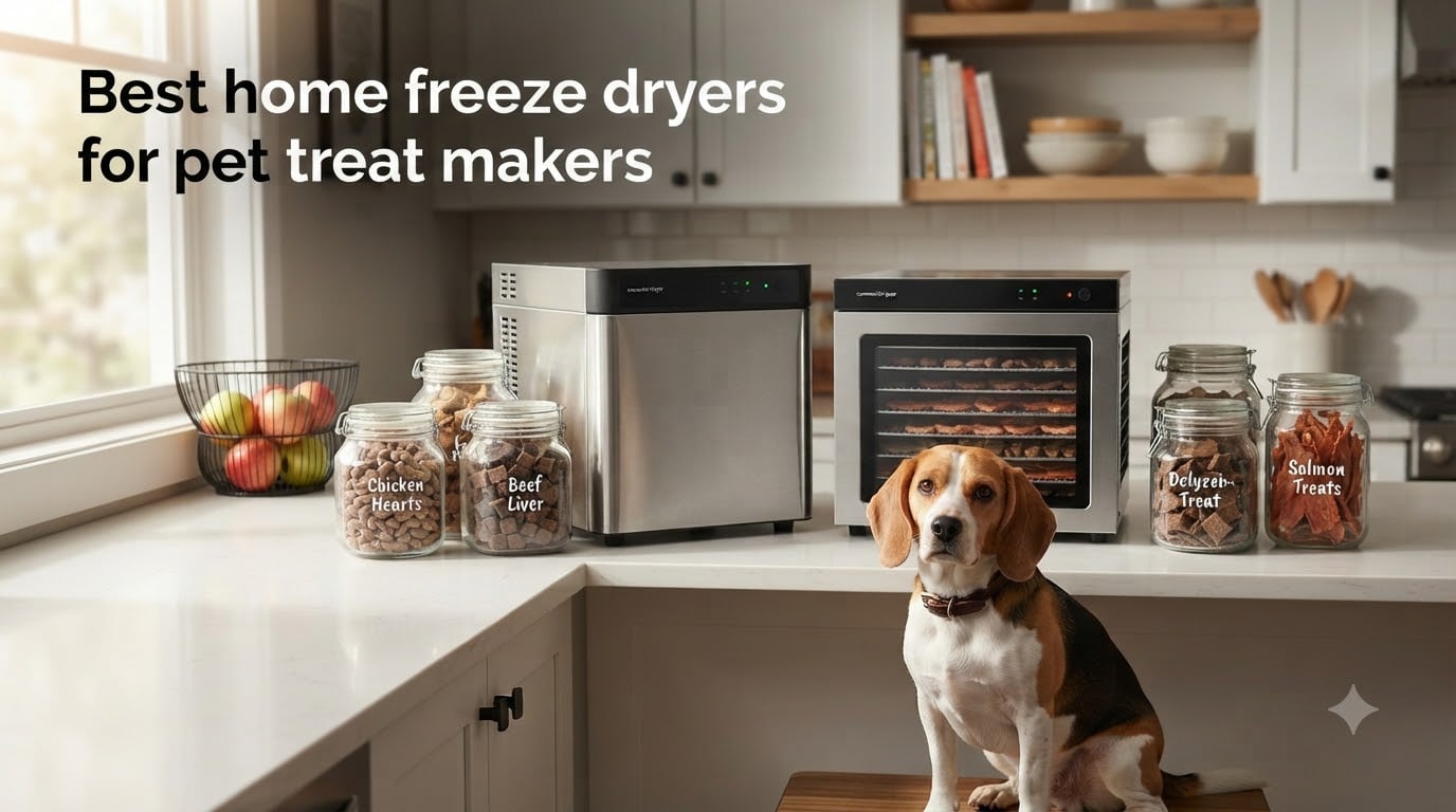 Best home freeze dryers for pet treat makers