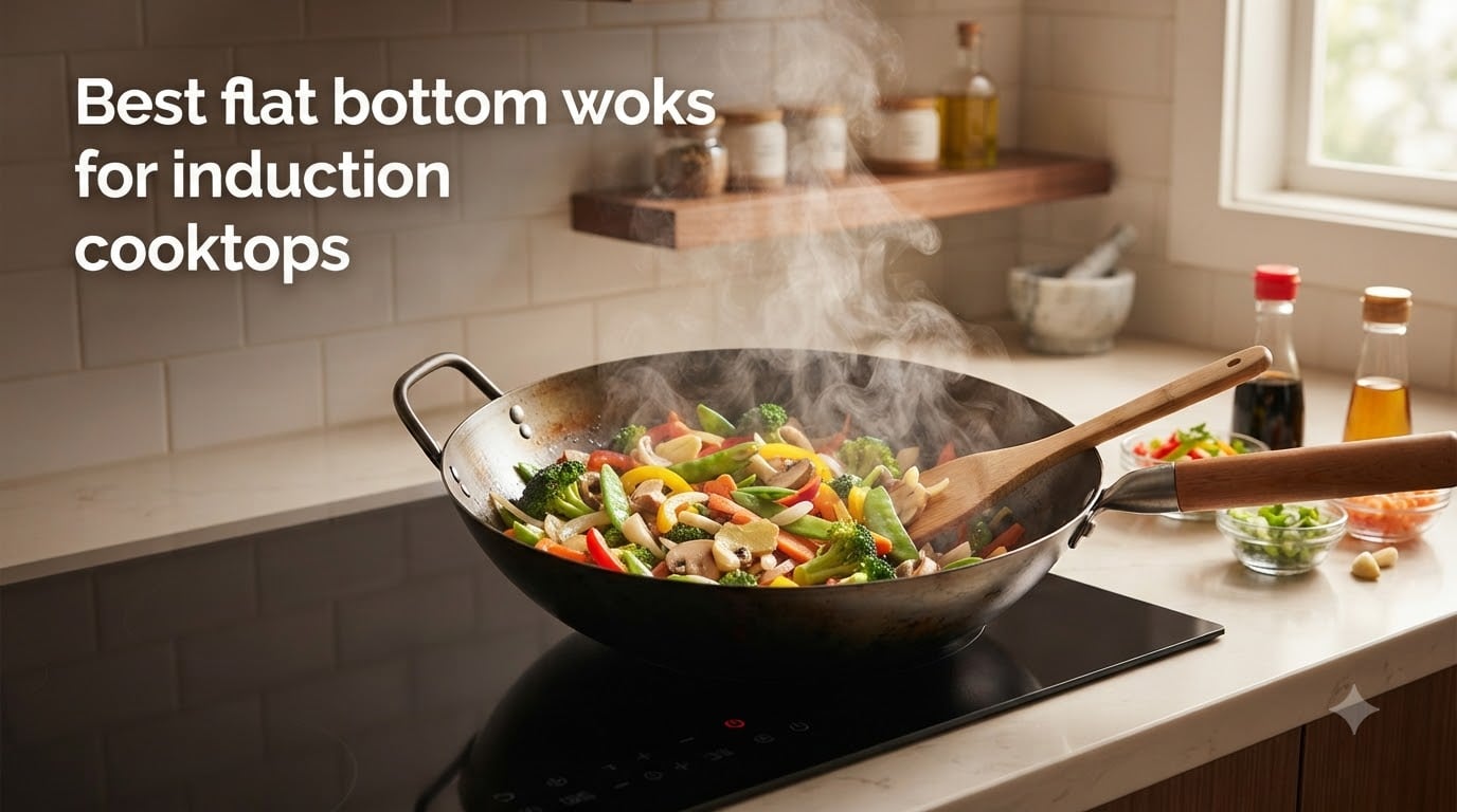 Best flat bottom woks for induction cooktops