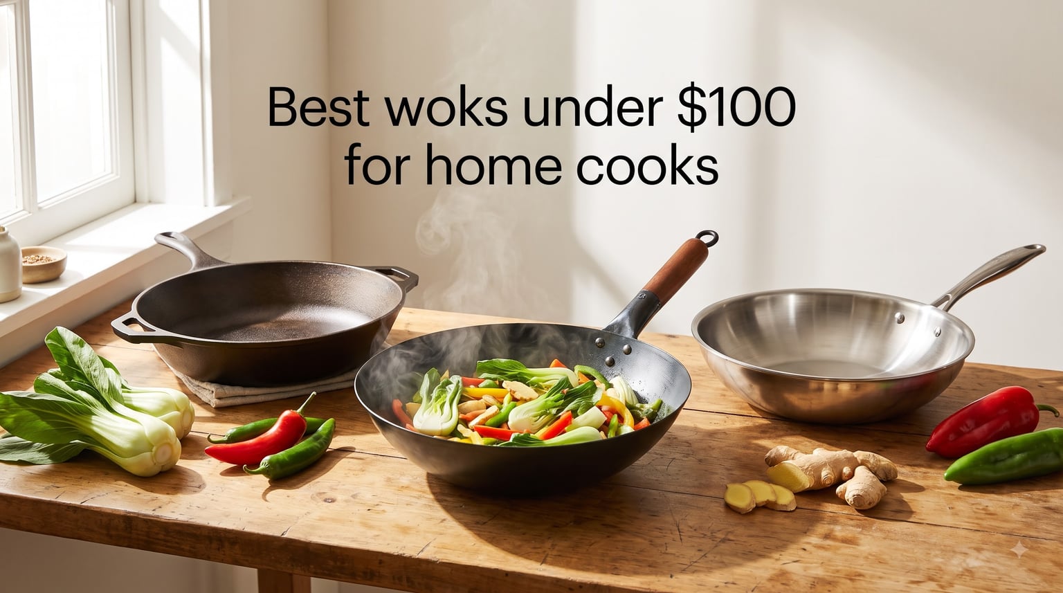 Best woks under $100 for home cooks