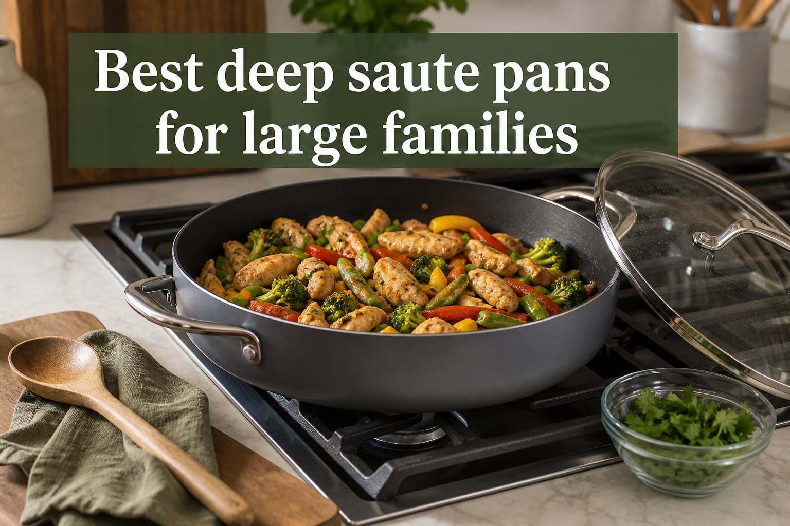 Best deep saute pans for large families