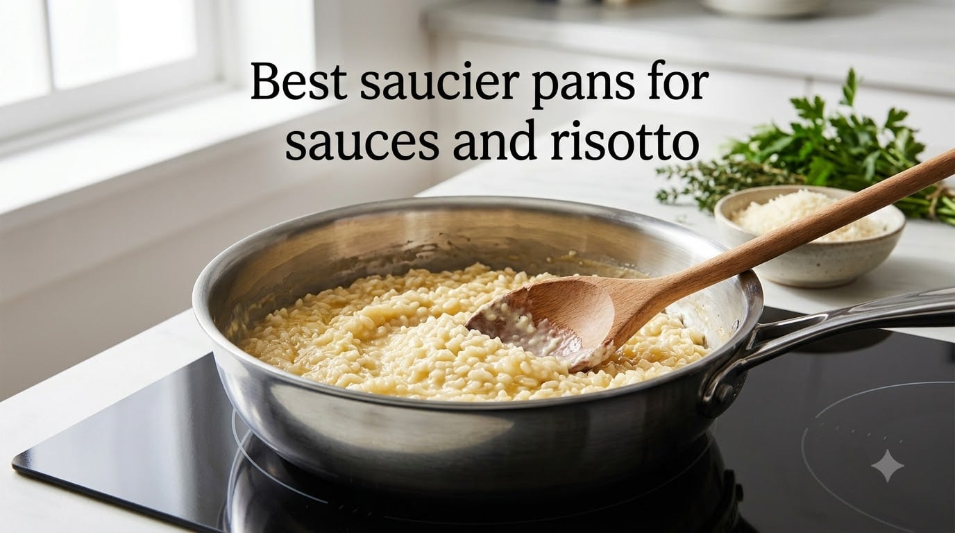 Best saucier pans for sauces and risotto