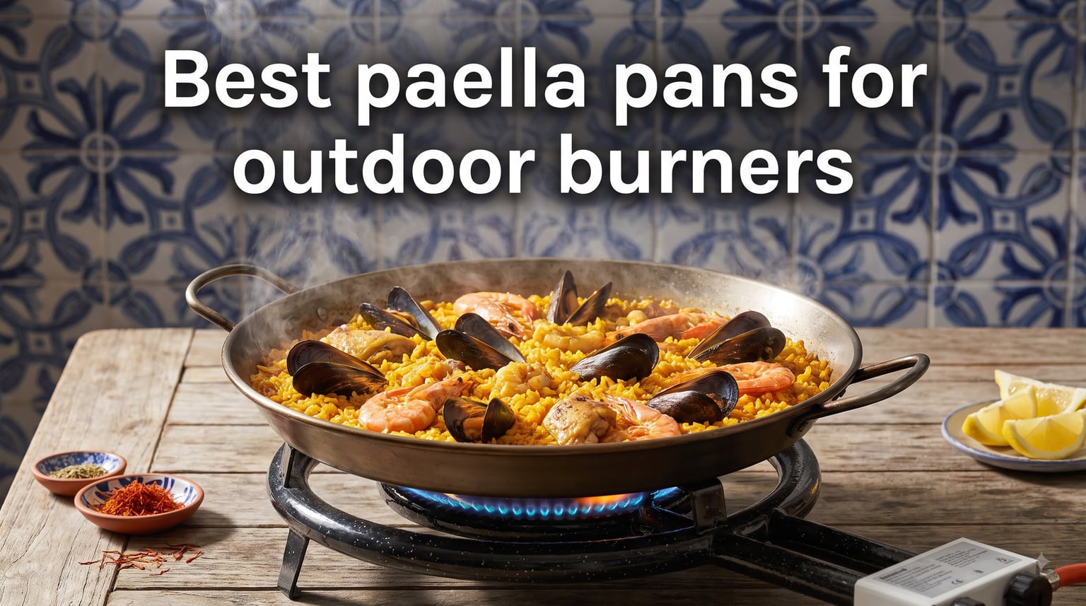 Best paella pans for outdoor burners
