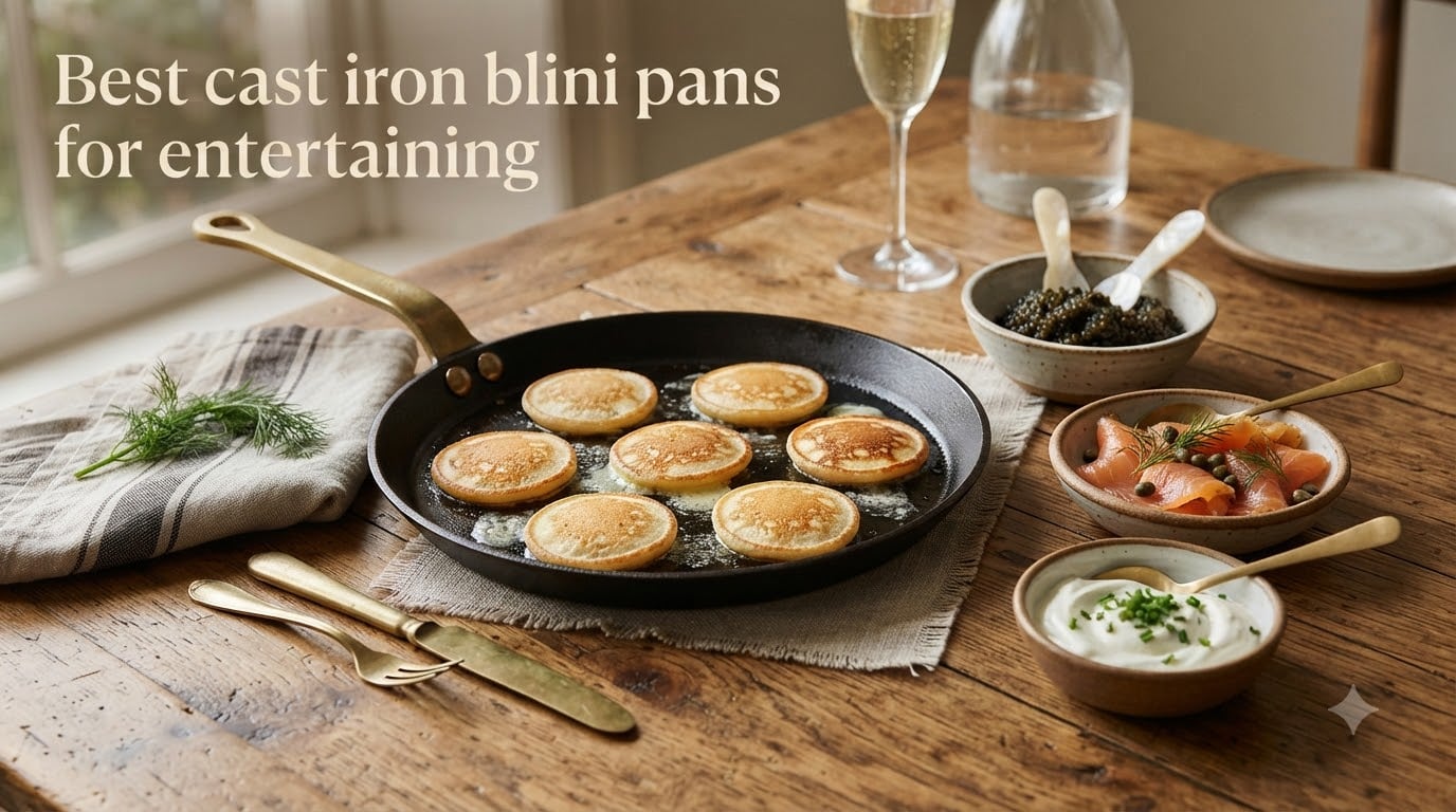 Best cast iron blini pans for entertaining