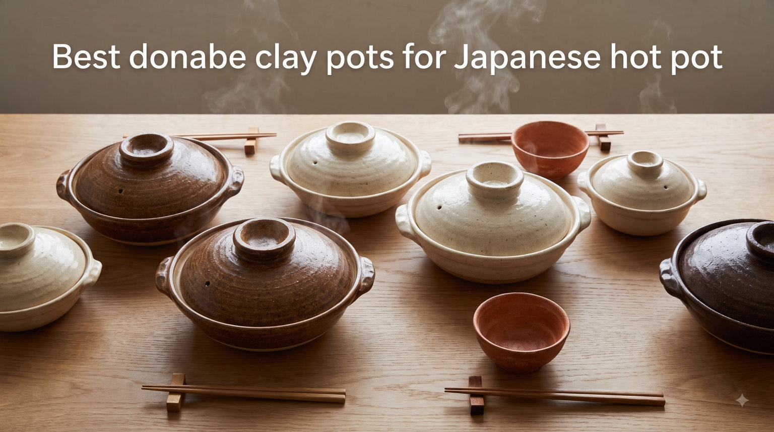 Best donabe clay pots for Japanese hot pot
