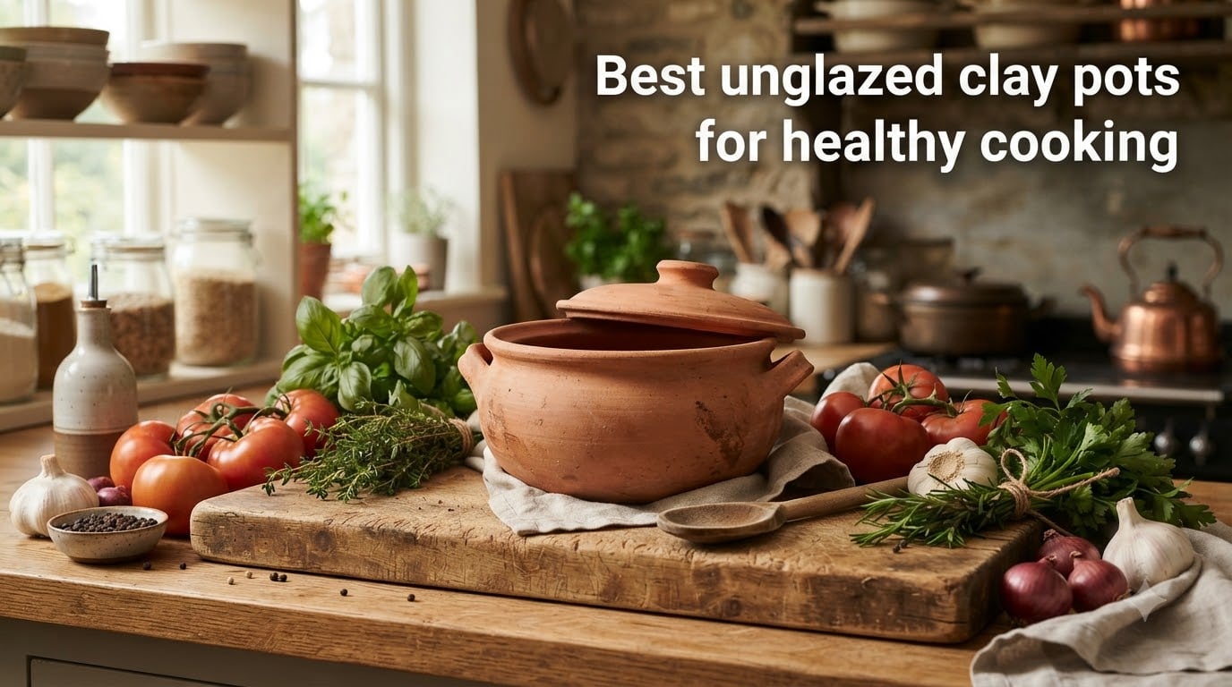 Best unglazed clay pots for healthy cooking