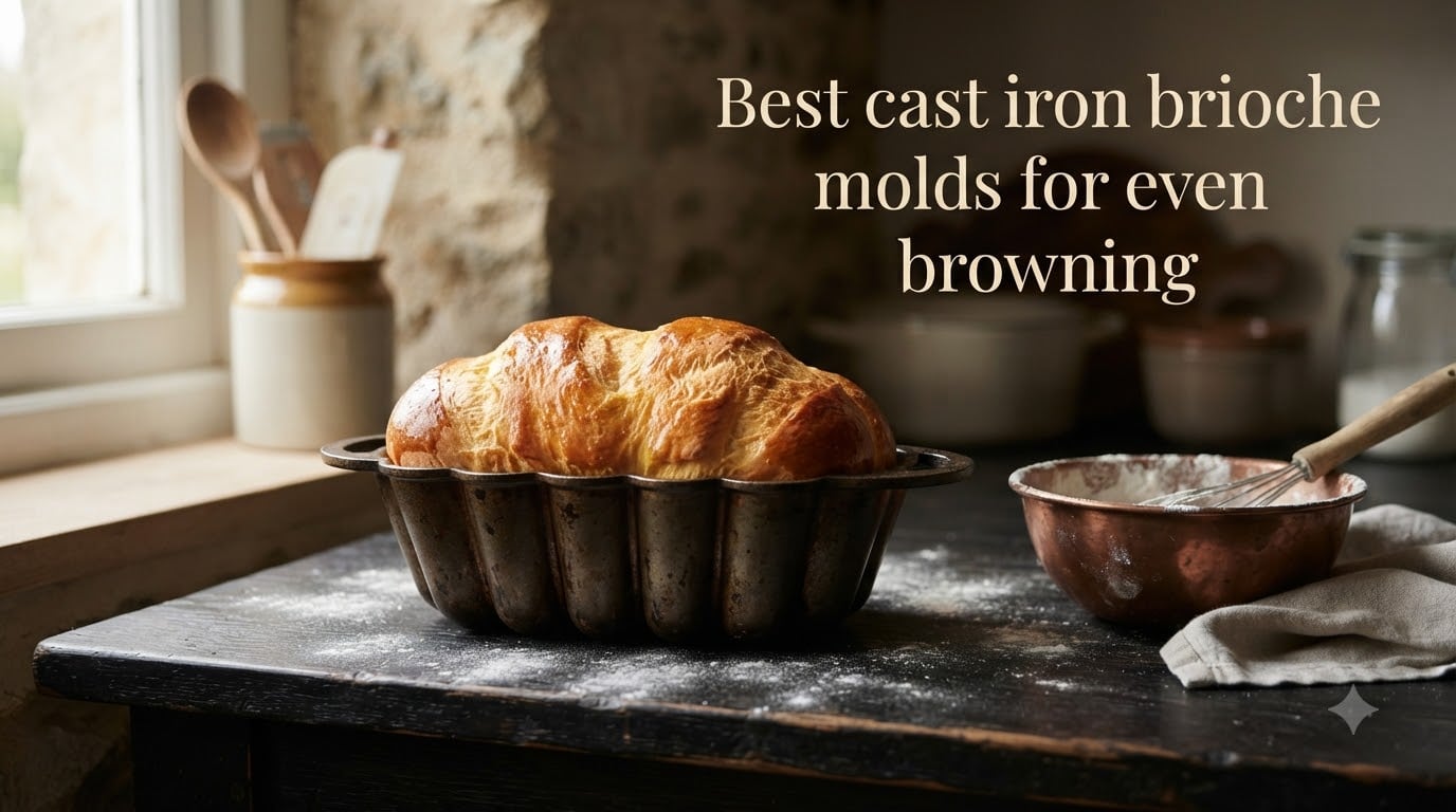 Best cast iron brioche molds for even browning