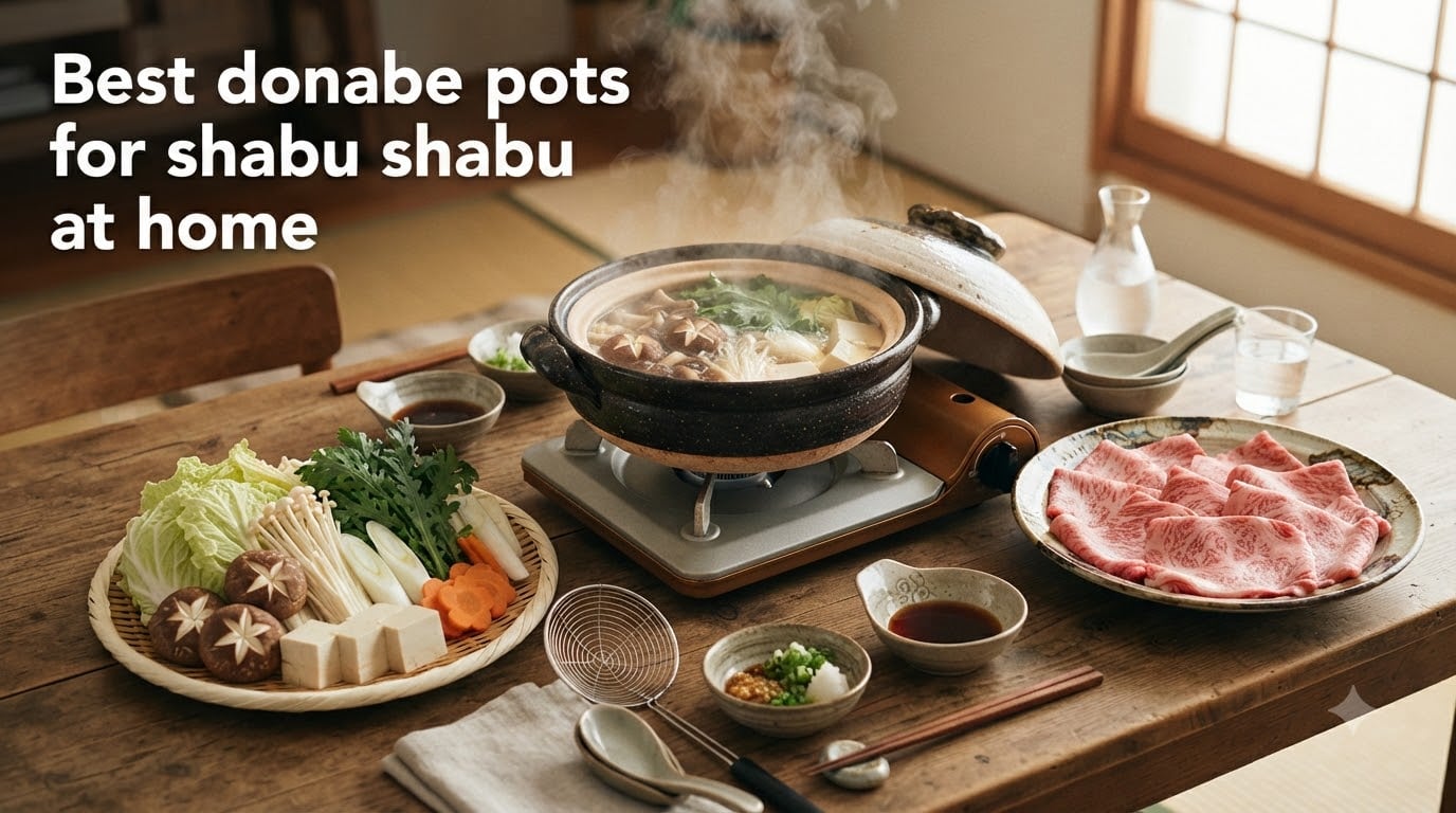 Best donabe pots for shabu shabu at home