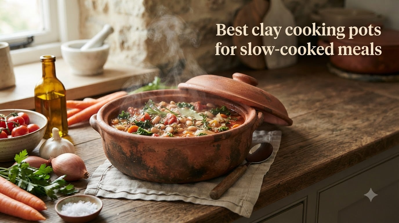 Best clay cooking pots for slow-cooked meals