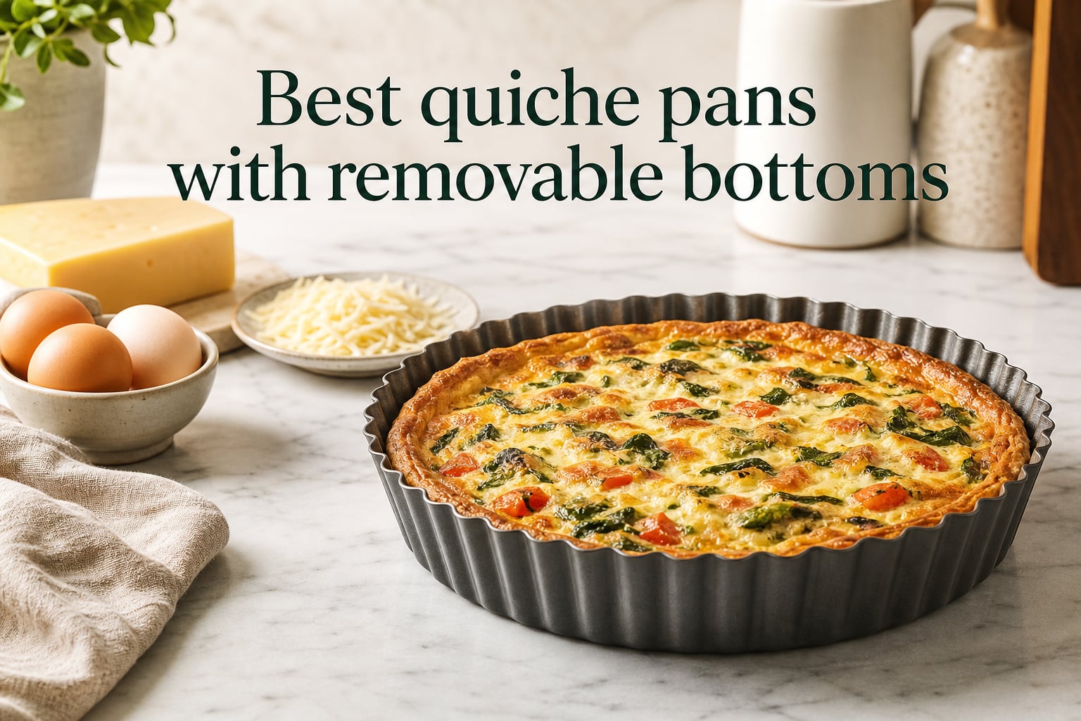 Best quiche pans with removable bottoms