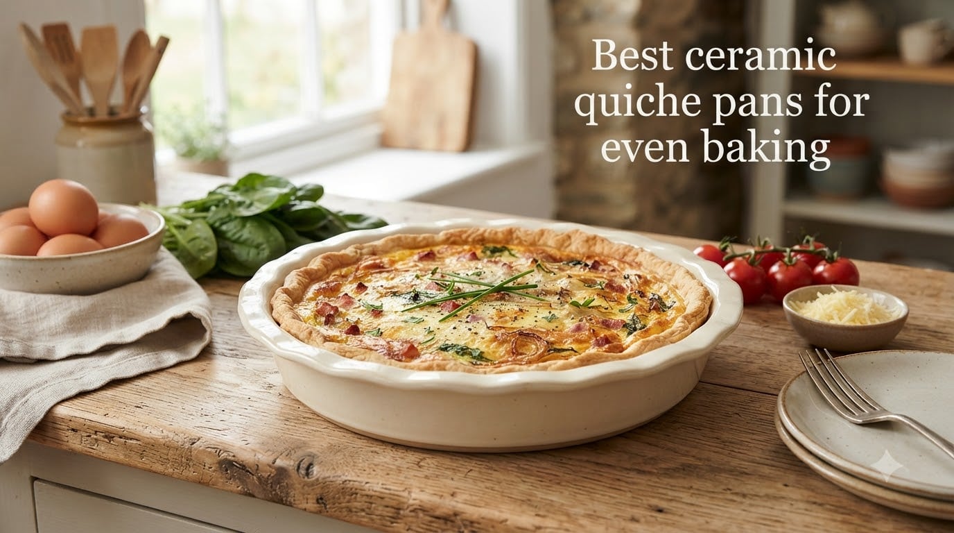 Best ceramic quiche pans for even baking