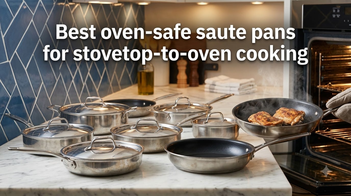 Best oven-safe saute pans for stovetop-to-oven cooking