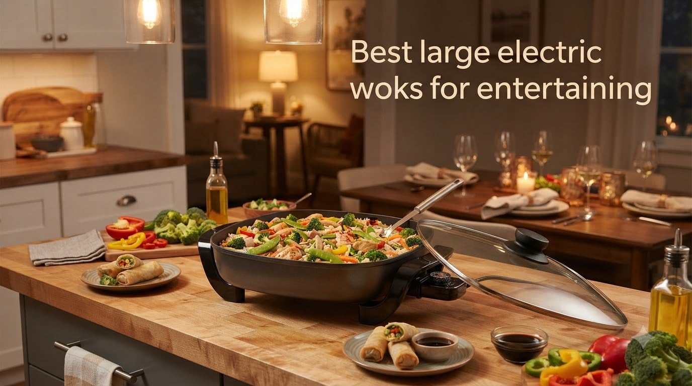 Best large electric woks for entertaining