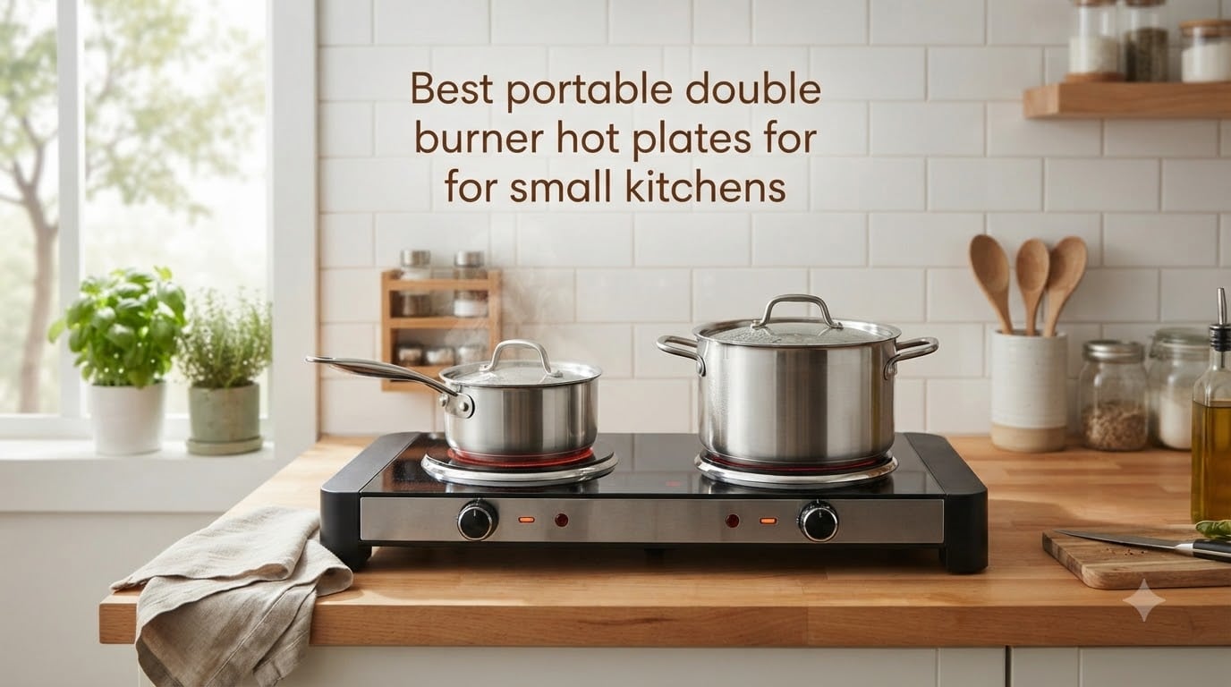 Best portable double burner hot plates for small kitchens