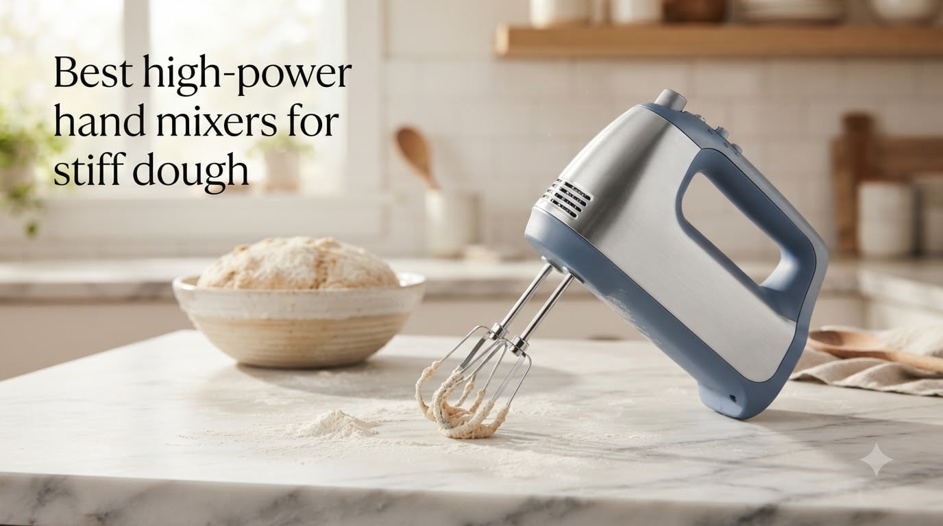 Best high-power hand mixers for stiff dough
