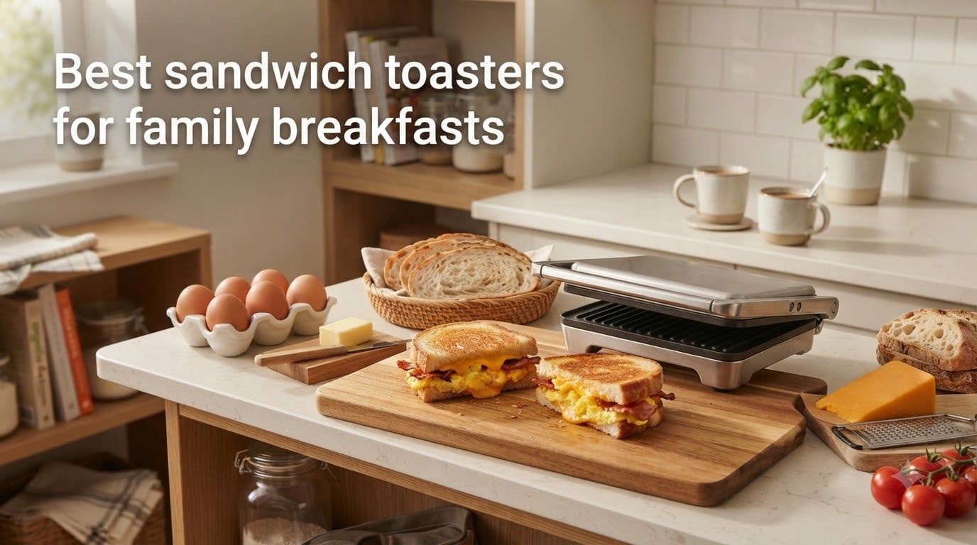 Best sandwich toasters for family breakfasts