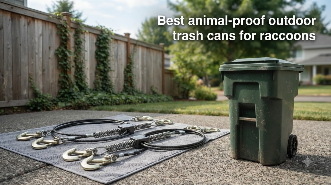 Best animal-proof outdoor trash cans for raccoons