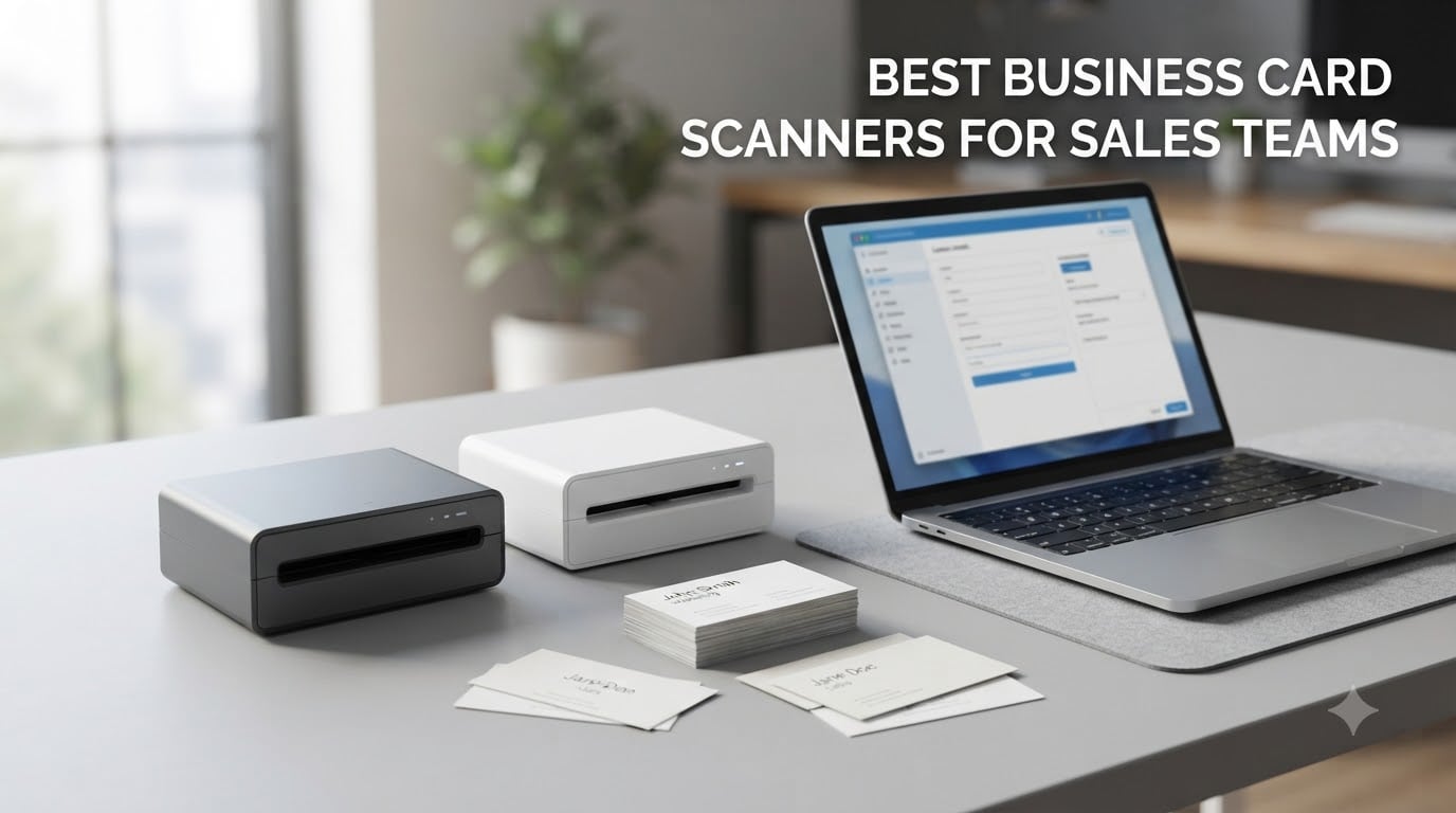 Best business card scanners for sales teams