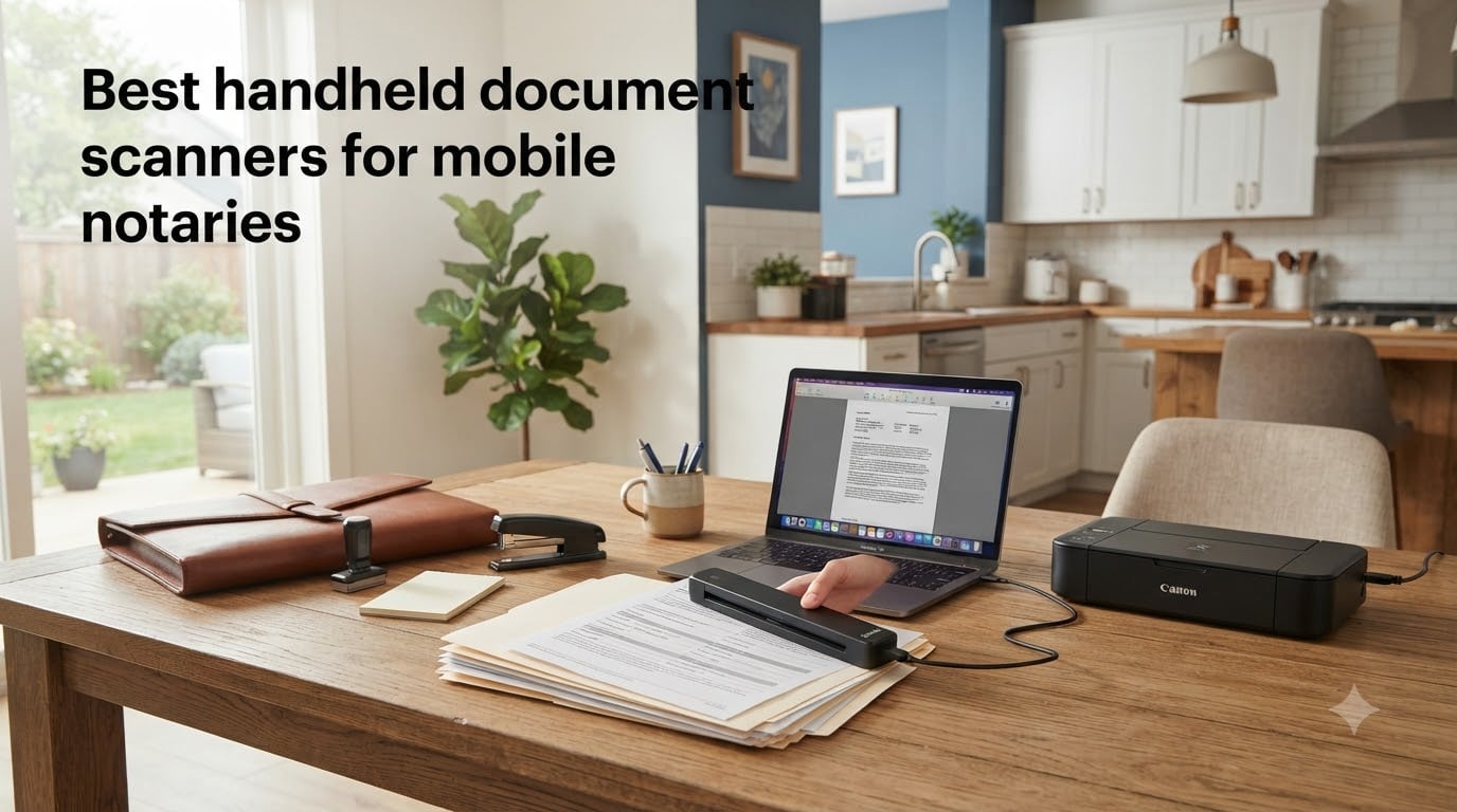 Best handheld document scanners for mobile notaries