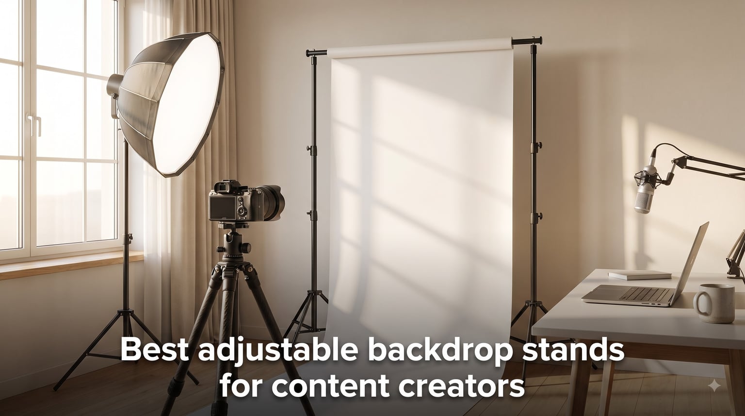 Best adjustable backdrop stands for content creators