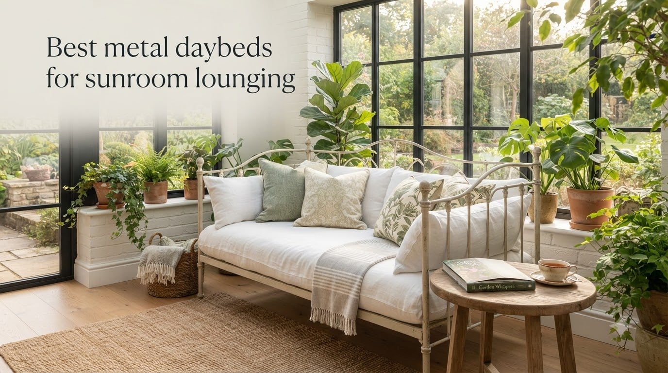 Best metal daybeds for sunroom lounging