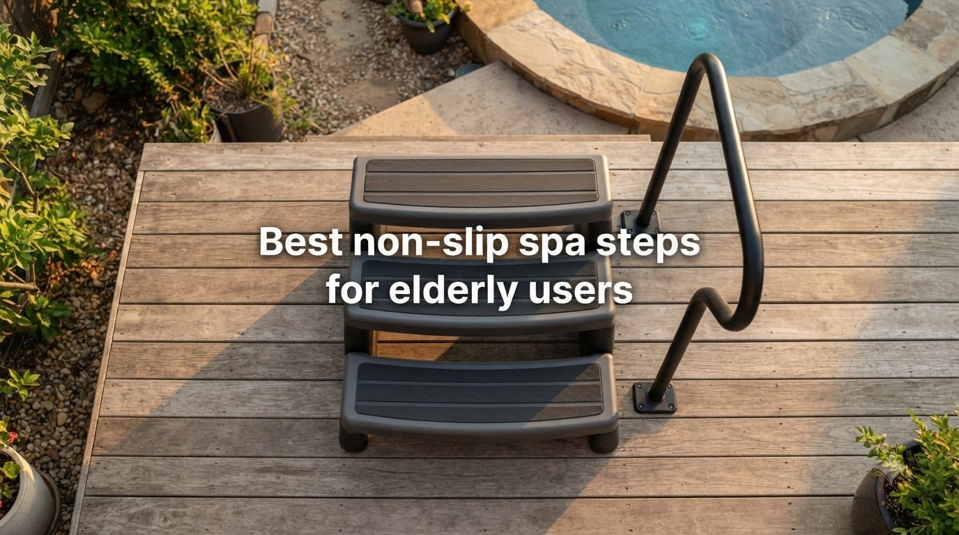 Best non-slip spa steps for elderly users