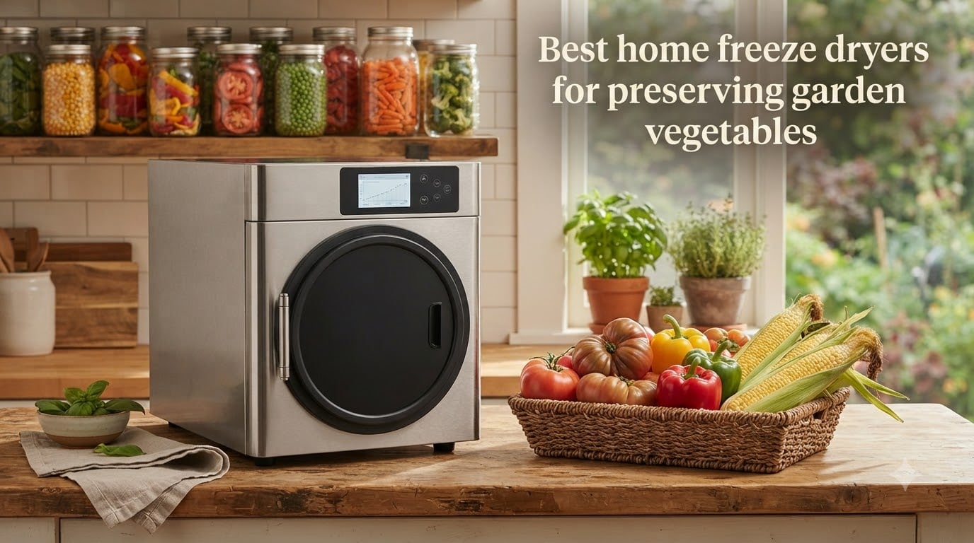 Best home freeze dryers for preserving garden vegetables