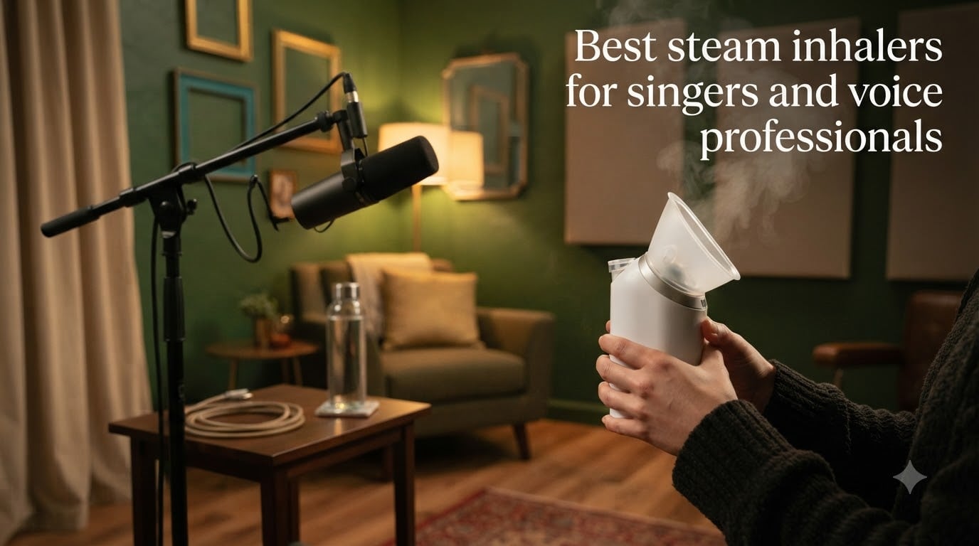 Best steam inhalers for singers and voice professionals