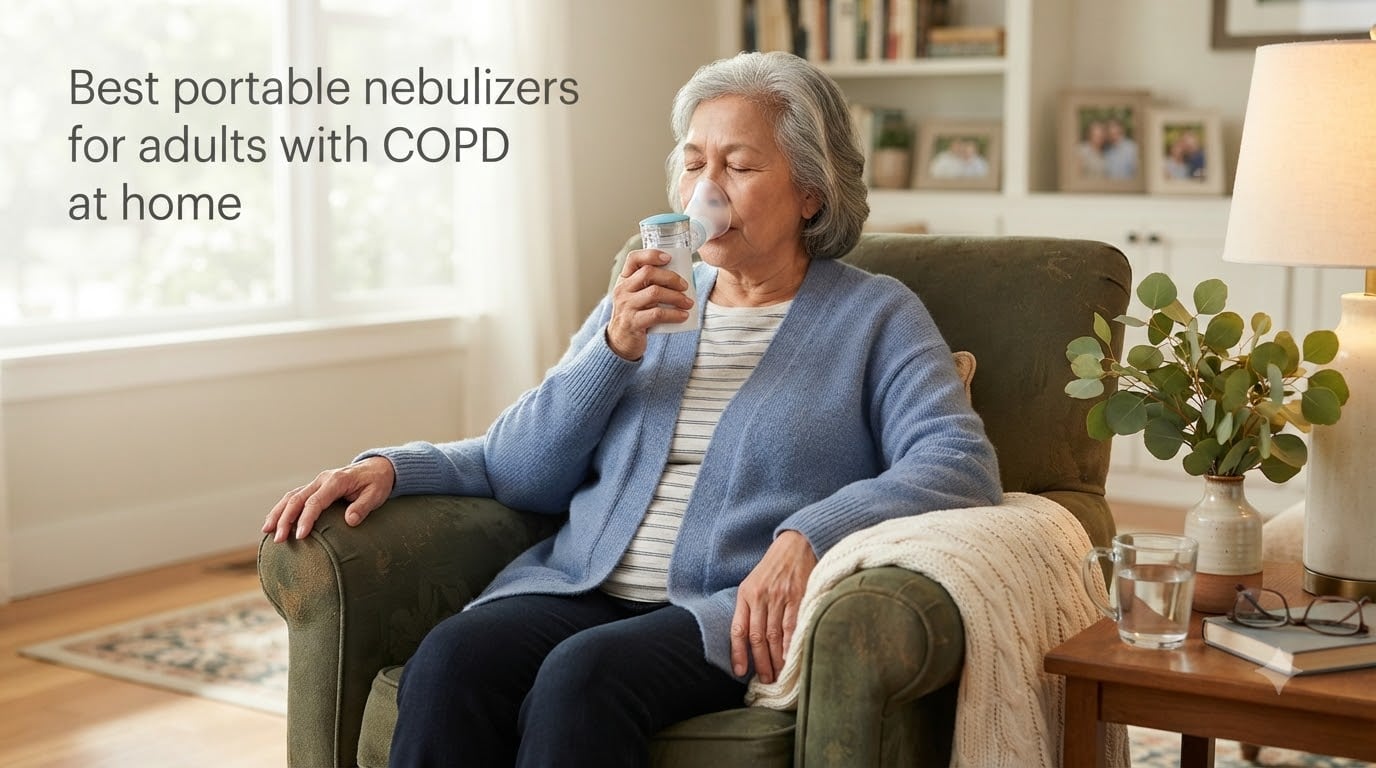Best portable nebulizers for adults with COPD at home