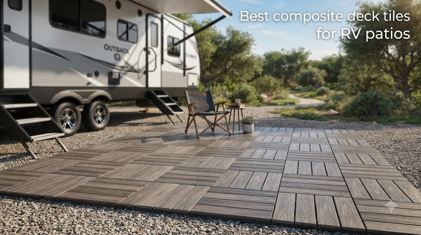 Best composite deck tiles for RV patios